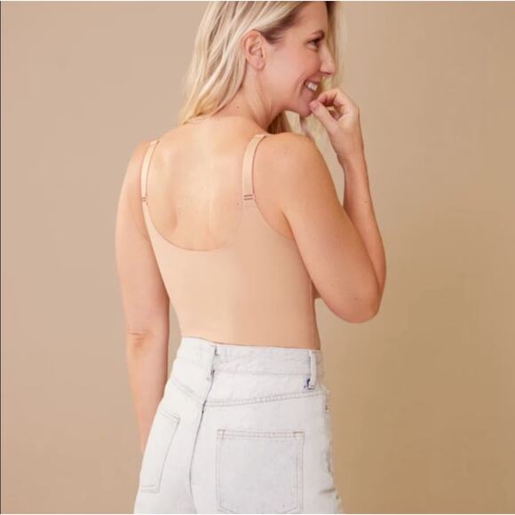 Knix BlissFit Leakproof Nursing Tan Tank Top Medium - Picture 3 of 9